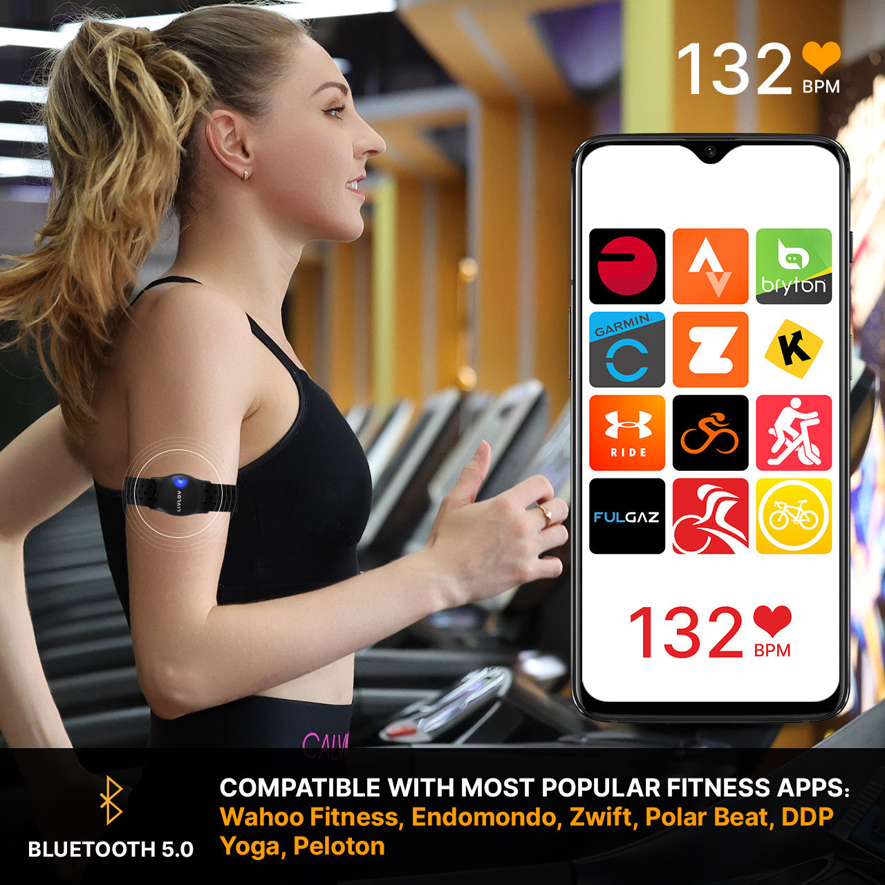 Running Outdoor Fitness Heart Rate Monitor