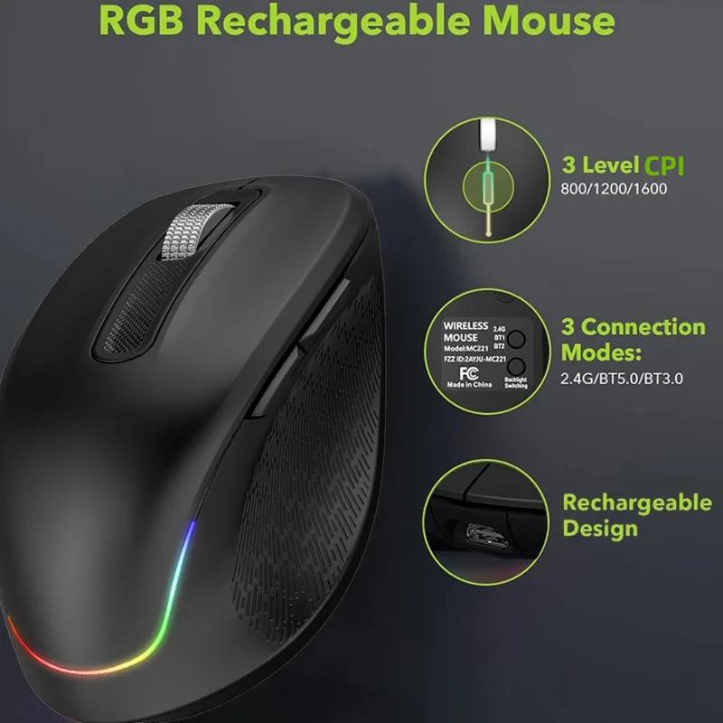 Wireless Bluetooth Keyboard Mouse Set