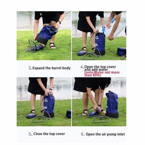 Folding Outdoor Camping Shower Bag