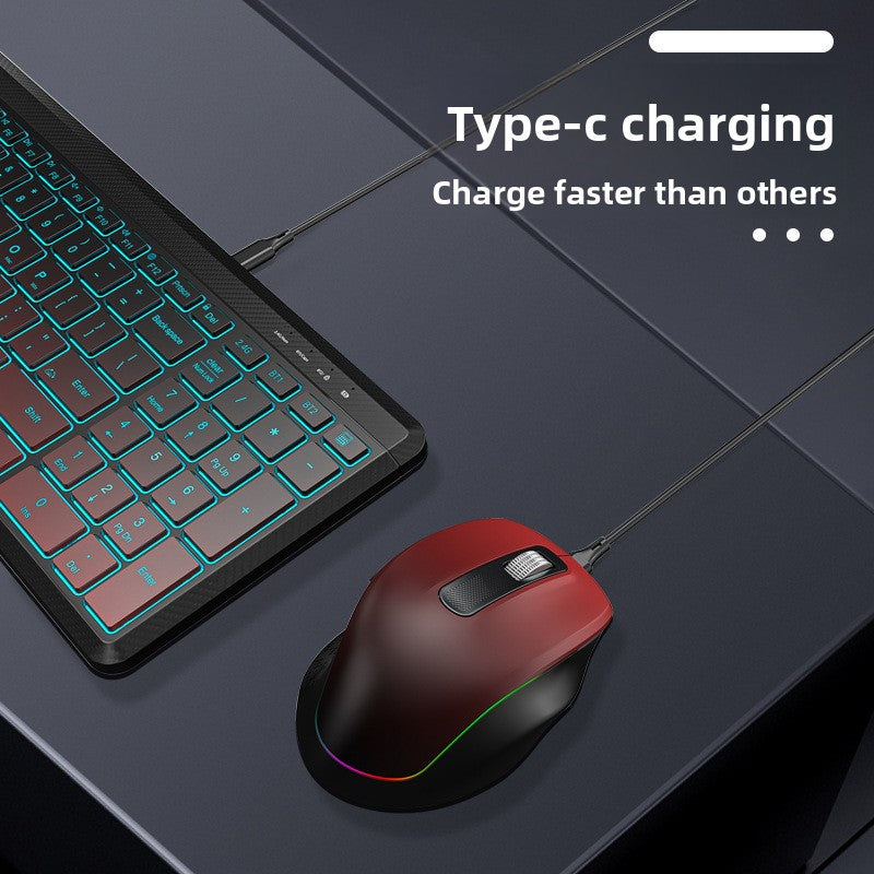 Wireless Bluetooth Keyboard Mouse Set