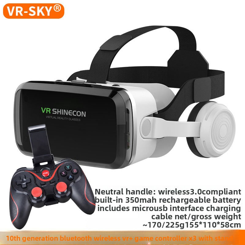 Wireless 3D Bluetooth VR Headset