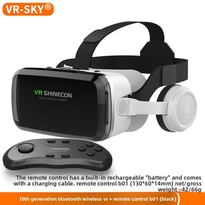 Wireless 3D Bluetooth VR Headset