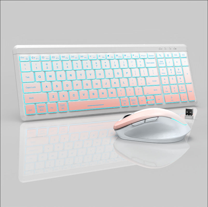 Wireless Bluetooth Keyboard Mouse Set