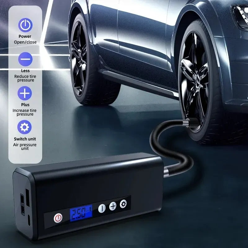 Portable Car Tire Inflator Air Injector