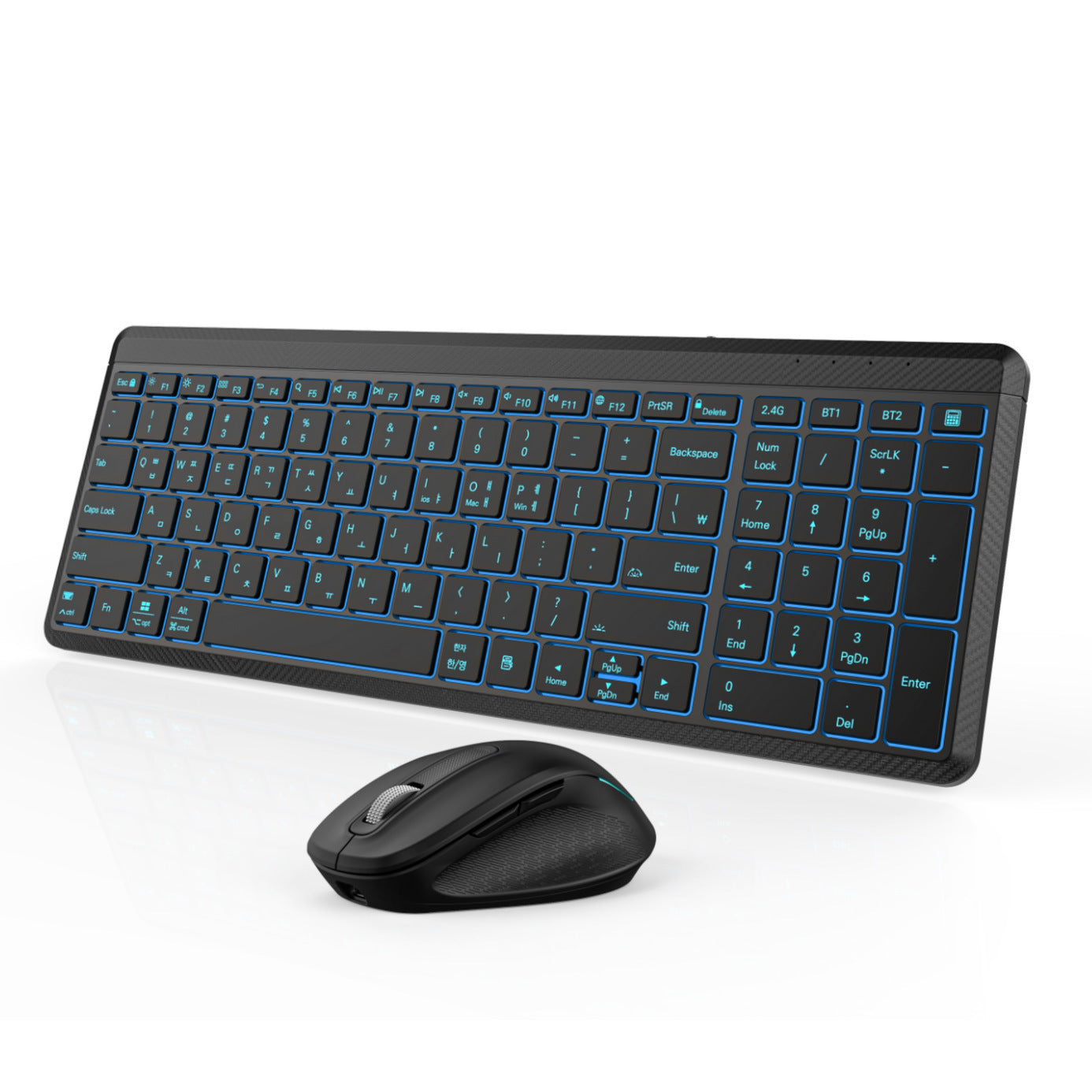 Wireless Bluetooth Keyboard Mouse Set