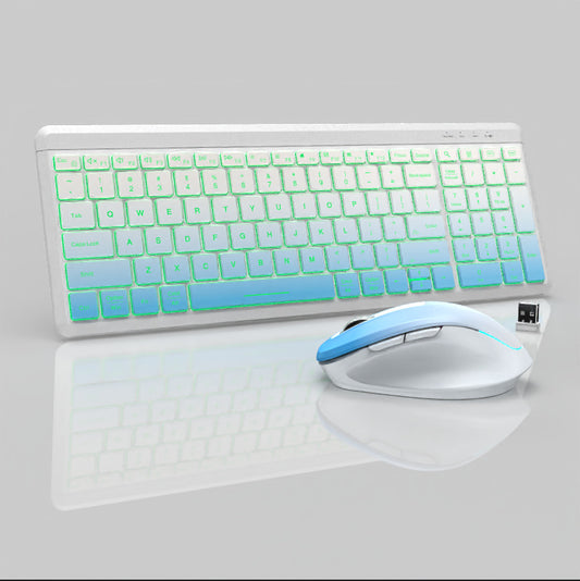 Wireless Bluetooth Keyboard Mouse Set