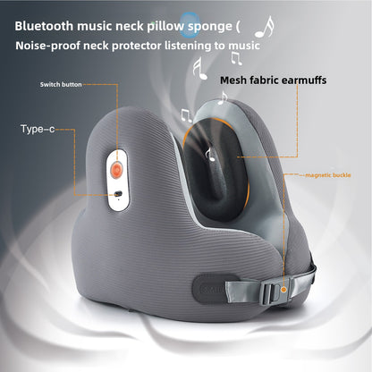 Bluetooth Music U-Shaped Pillow