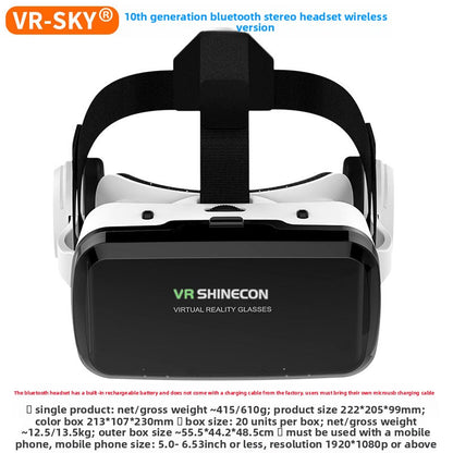 Wireless 3D Bluetooth VR Headset