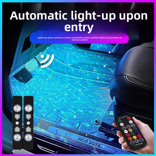 Car Floor-Mounted LED Headlights