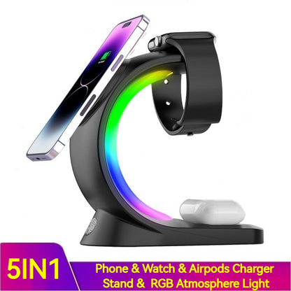 4-In-1 Atmosphere Light Charging Station