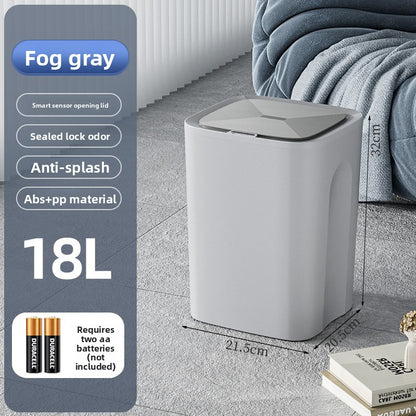 Smart Sensor Trash Can with Waterproof Design