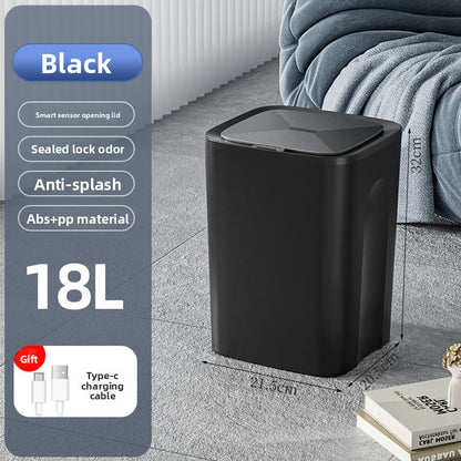 Smart Sensor Trash Can with Waterproof Design