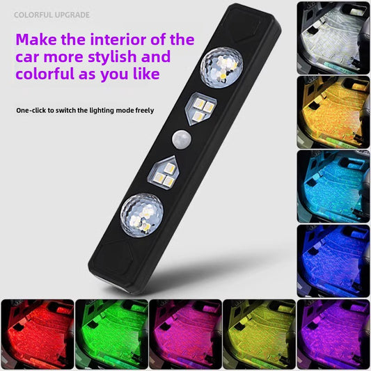 Car Floor-Mounted LED Headlights