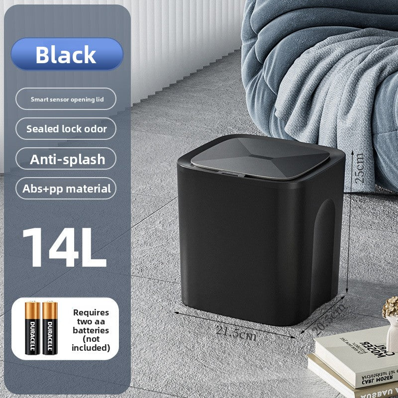 Smart Sensor Trash Can with Waterproof Design