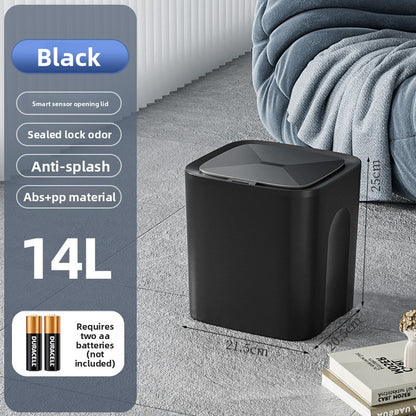 Smart Sensor Trash Can with Waterproof Design