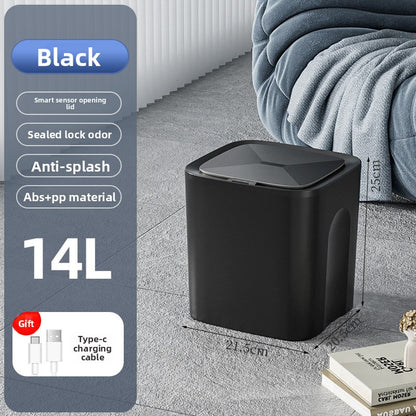 Smart Sensor Trash Can with Waterproof Design