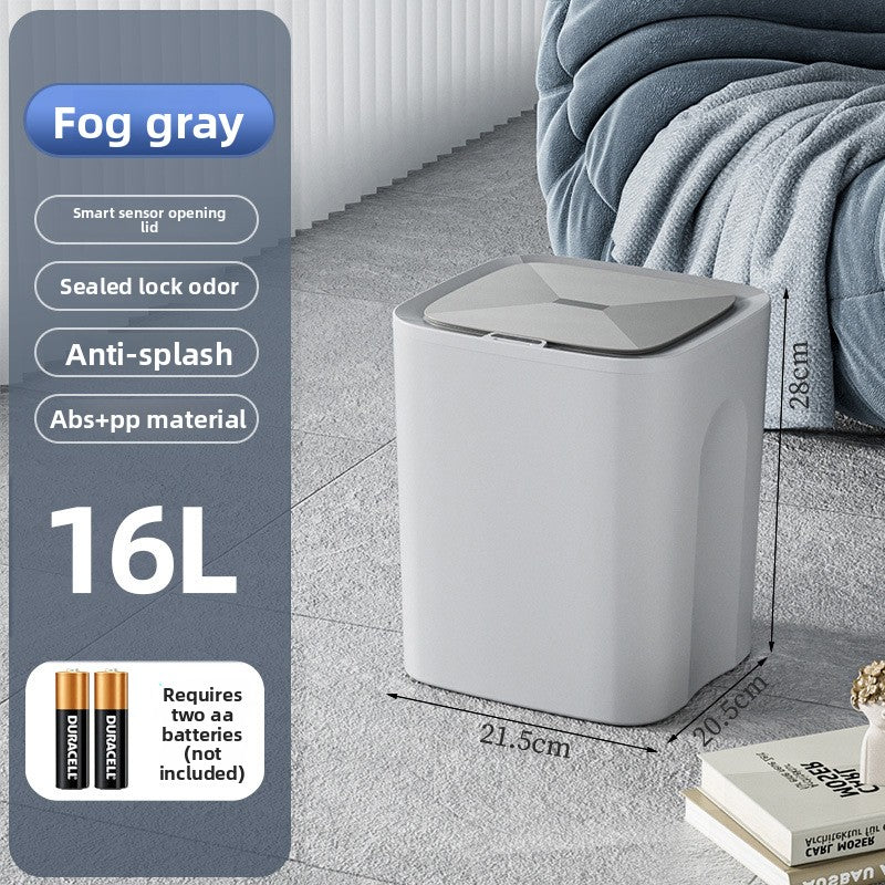 Smart Sensor Trash Can with Waterproof Design