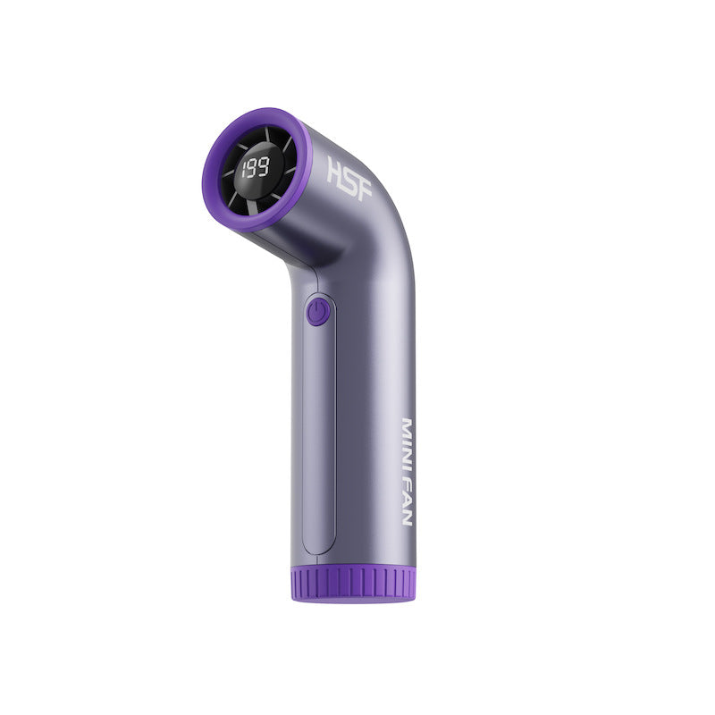 Portable Digital Display Handheld Fan with USB Charging